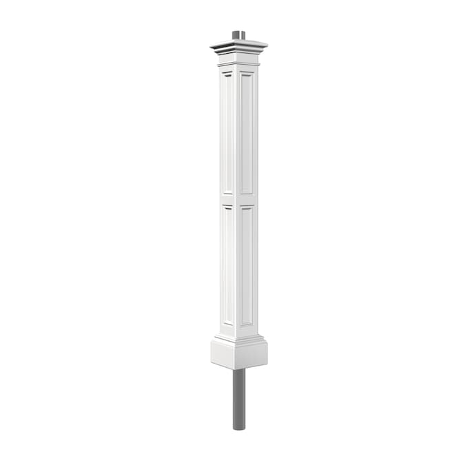 Mayne Liberty Lamp Post-white W/mount