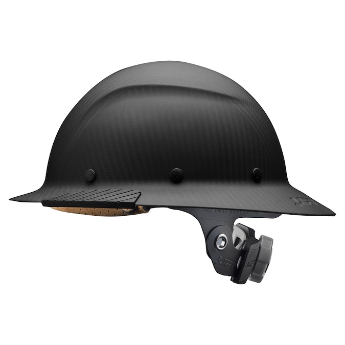 LIFT Safety Full Brim Quick Adjusting Ratchet Black Hard Hat