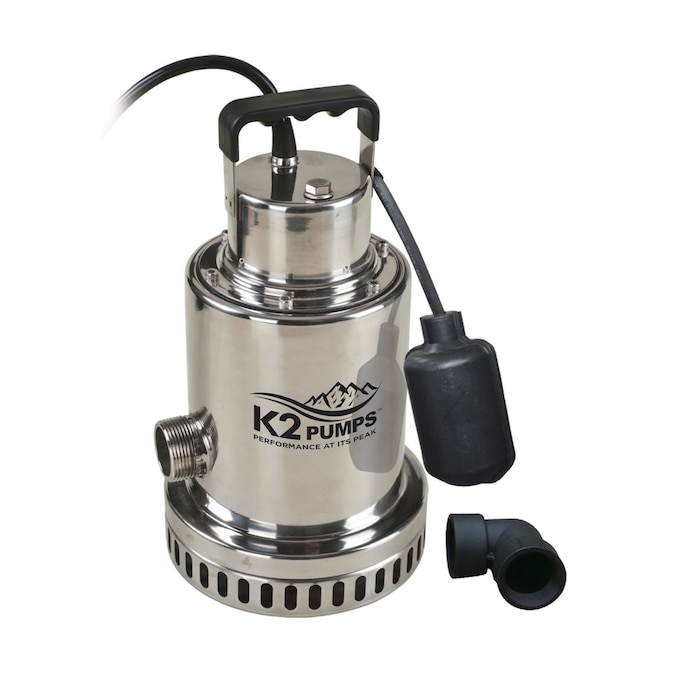 K2 Pumps 1/2-HP 115-Volt 60-GPM Stainless Steel Submersible Sump Pump