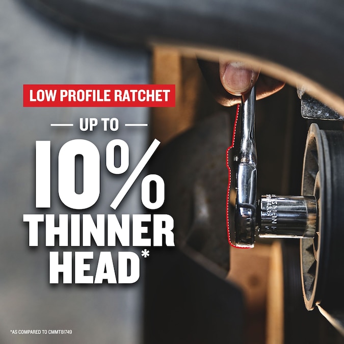 CRAFTSMAN 33-Piece Standard (SAE) and Metric Polished Chrome Mechanics Tool Set with Hard Case - Image 7