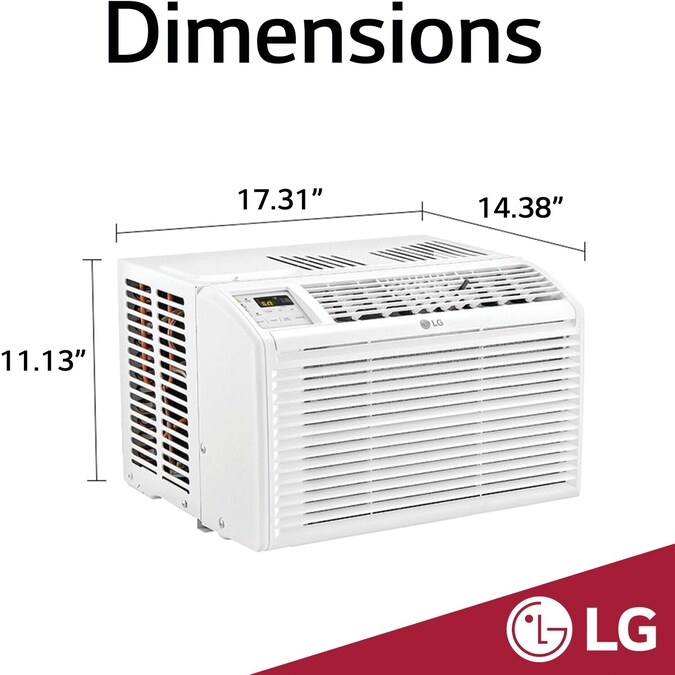 LG 250-sq ft Window Air Conditioner with Remote (115-Volt, 6000-BTU) - Image 3