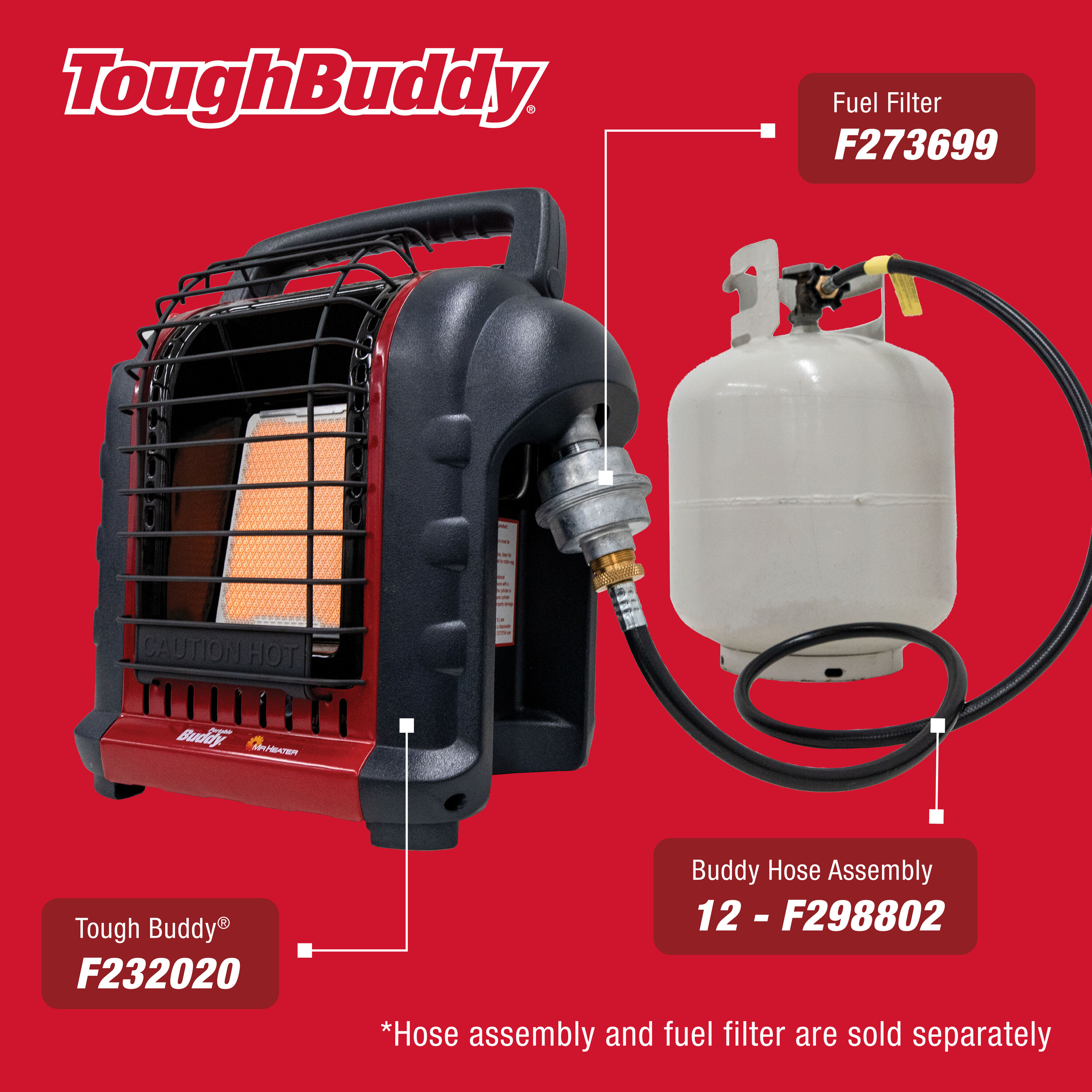 Tough Buddy 9000.0 -BTU Indoor/Outdoor Portable Radiant Propane Heater - Image 12