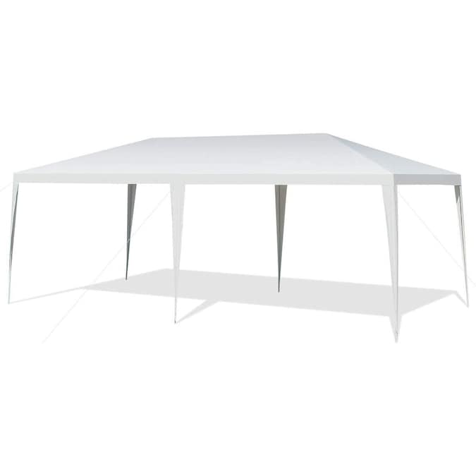 Clihome 20-ft x 10-ft Rectangle White Party Canopy - Image 2