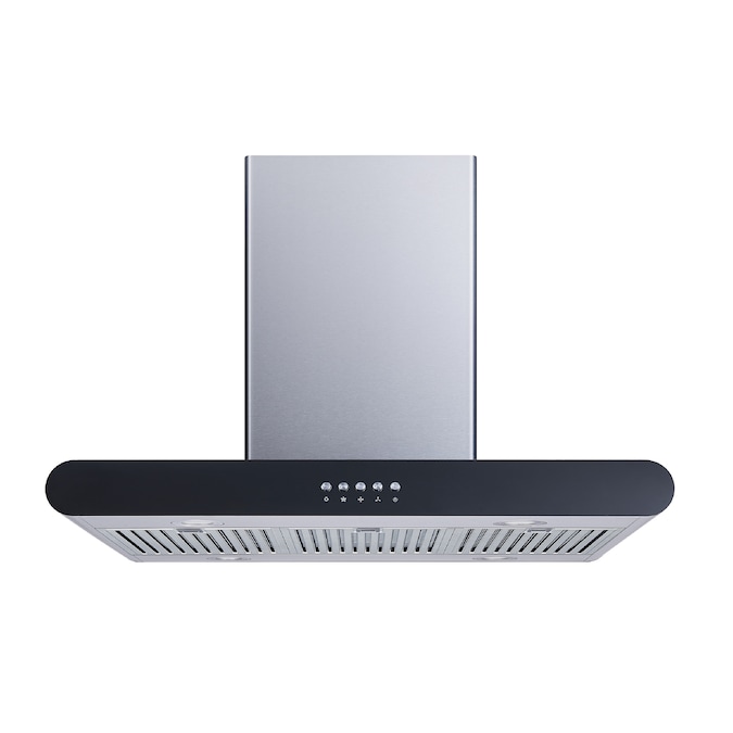 Winflo 30-in 300-CFM Convertible Stainless Steel Island Range Hood