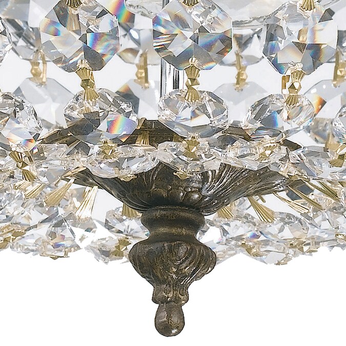 Crystorama Ceiling Mount 3-Light 12-in Antique Bronze Flush Mount Light - Image 3