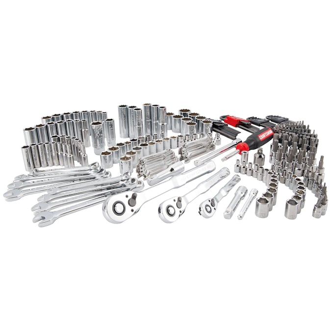 CRAFTSMAN 262-Piece Standard (SAE) and Metric Polished Chrome Mechanics Tool Set with Hard Case - Image 12