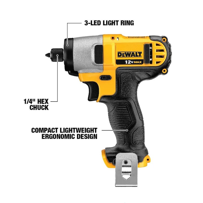 DEWALT 2-Tool 12-Volt Max Power Tool Combo Kit with Soft Case (2-Batteries and charger Included) - Image 4