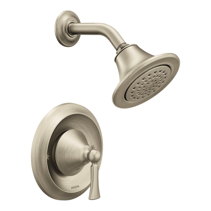 Moen Wynford Brushed Nickel 1-handle Single Function Round Shower Faucet
