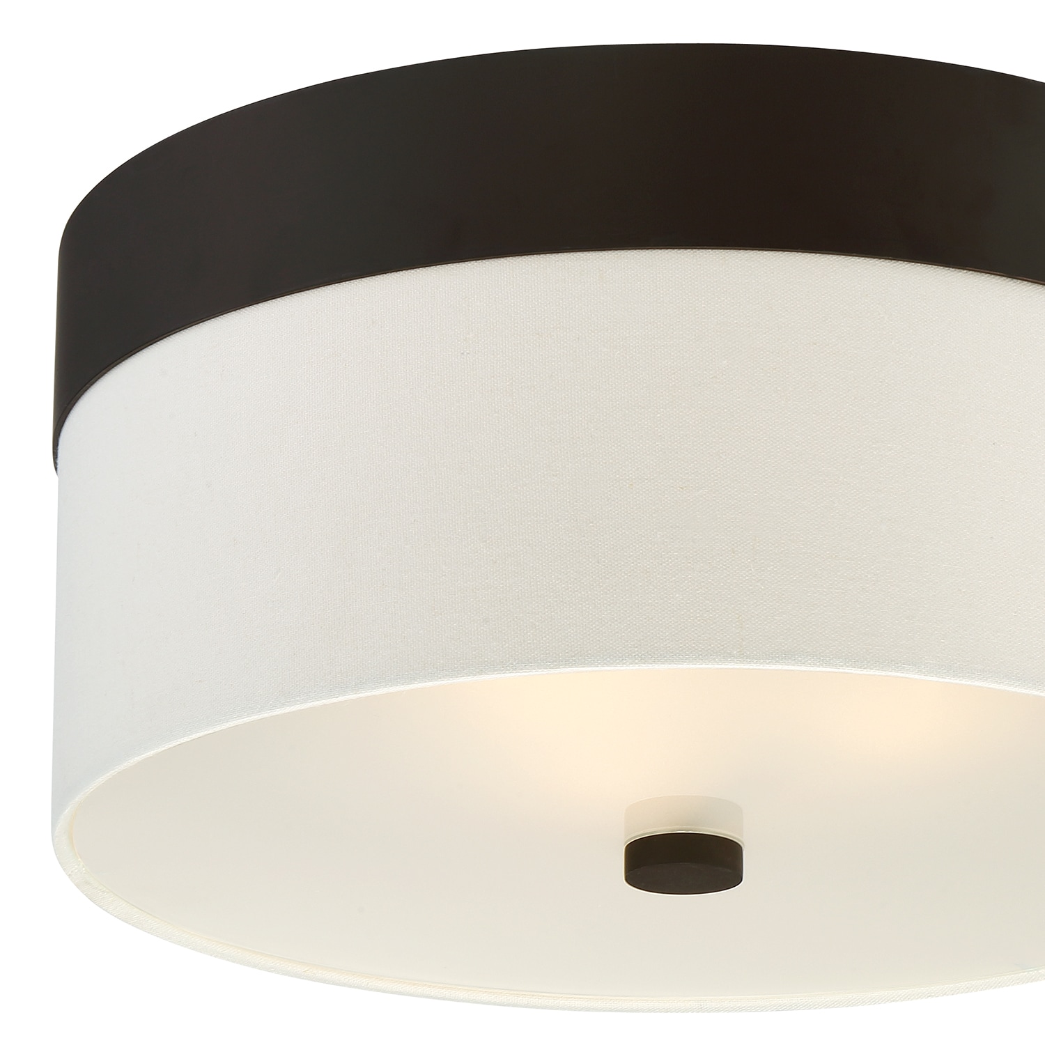 Grayson 3 -Light 16-in Matte Bronze Flush Mount Light - Image 8