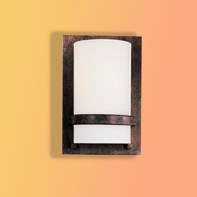 Minka Lavery Lavery 6.5-in W 1-Light Matte Bronze Modern/Contemporary Incandescent Wall Sconce