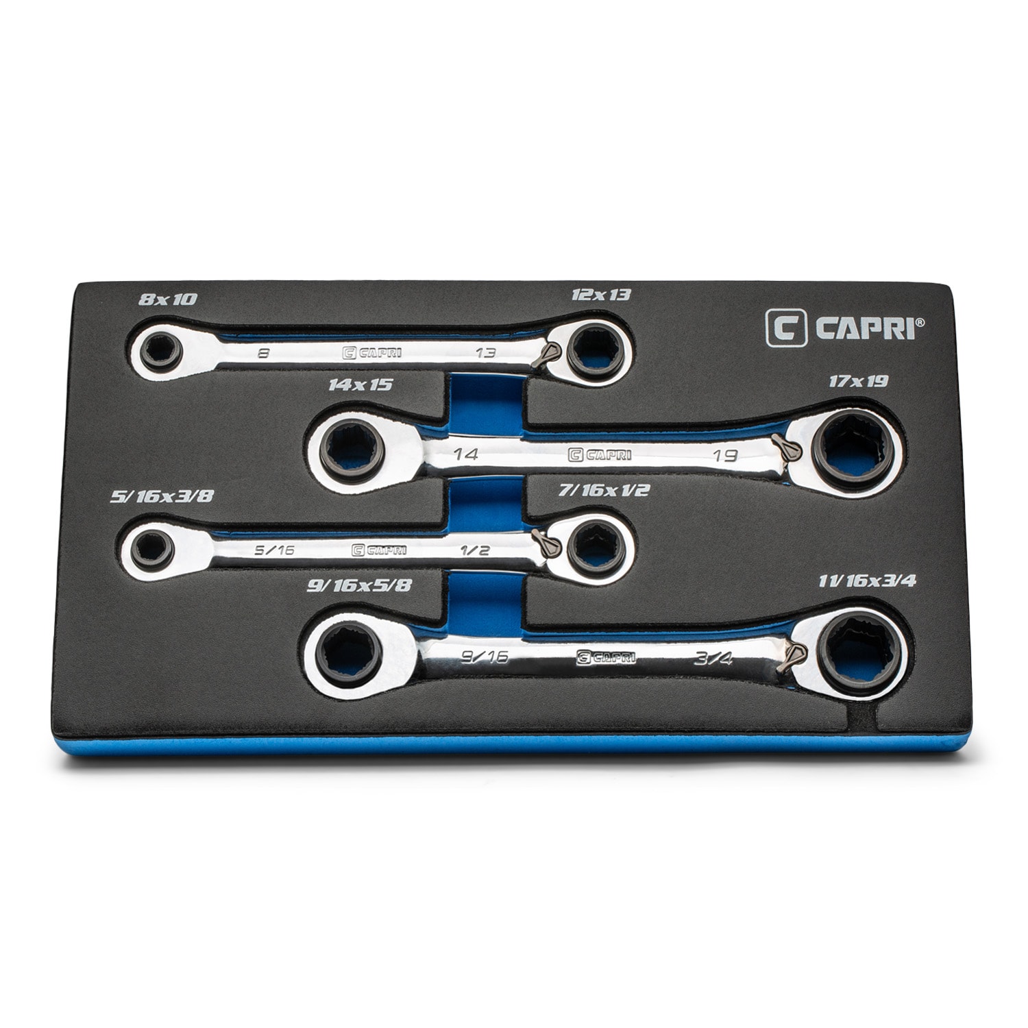 4 -Piece Set 6-point SAE and Metric Standard Box end Wrench (no case)