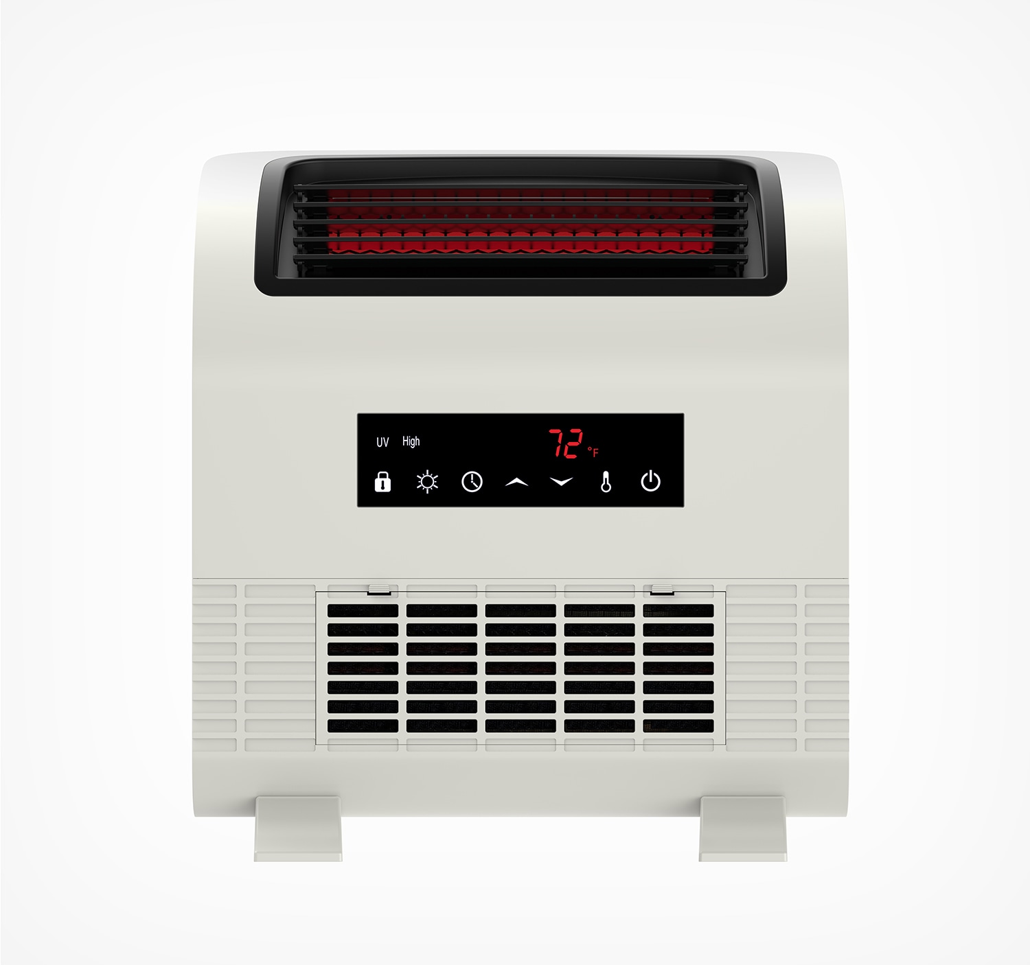 Up to 1500-Watt Infrared Cabinet Indoor Electric Space Heater with Thermostat and Remote Included