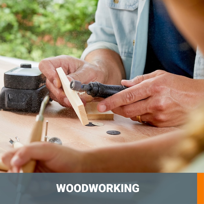 WORX MakerX Variable Cordless 20-volt Max Crafting Rotary Tool Kit - Image 7