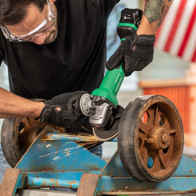 Metabo HPT MultiVolt 4.5-in 18-volt Paddle Switch Brushless Cordless Angle Grinder (Tool Only) - Image 9