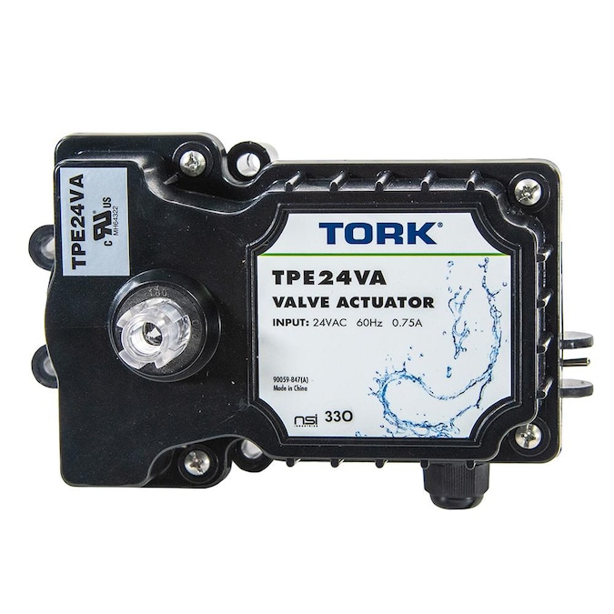 TORK TRK Univ Pool Spa Valve Actuator Kit - Controls 2-way and 3-way port valves - Polycarbonate Material - Works with all 24VAC control systems
