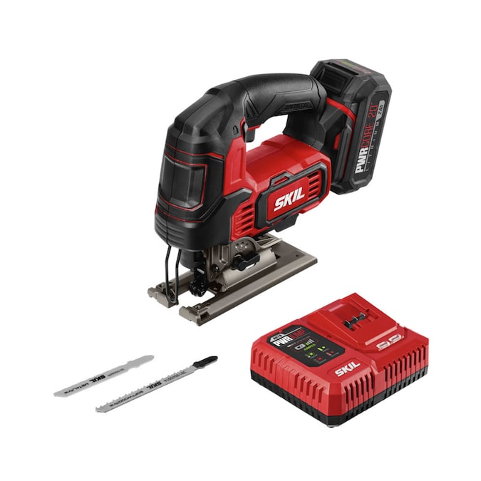 SKIL PWR CORE 20-volt Brushless Variable Keyless Cordless Jigsaw (Charger Included and Battery Included)