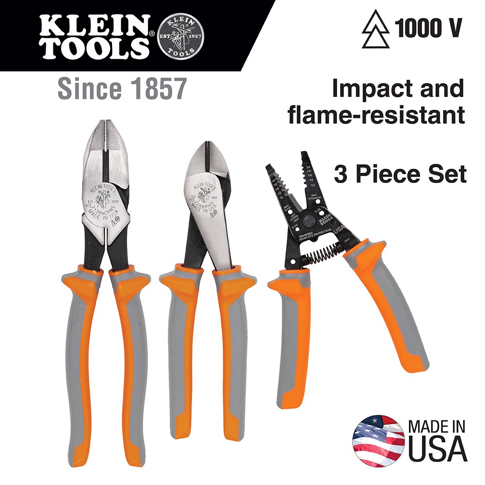 1000V Insulated Tool Kit, 3-Piece - Image 2
