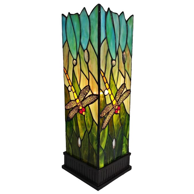 Amora Lighting 18-in Multi Table Lamp with Glass Shade