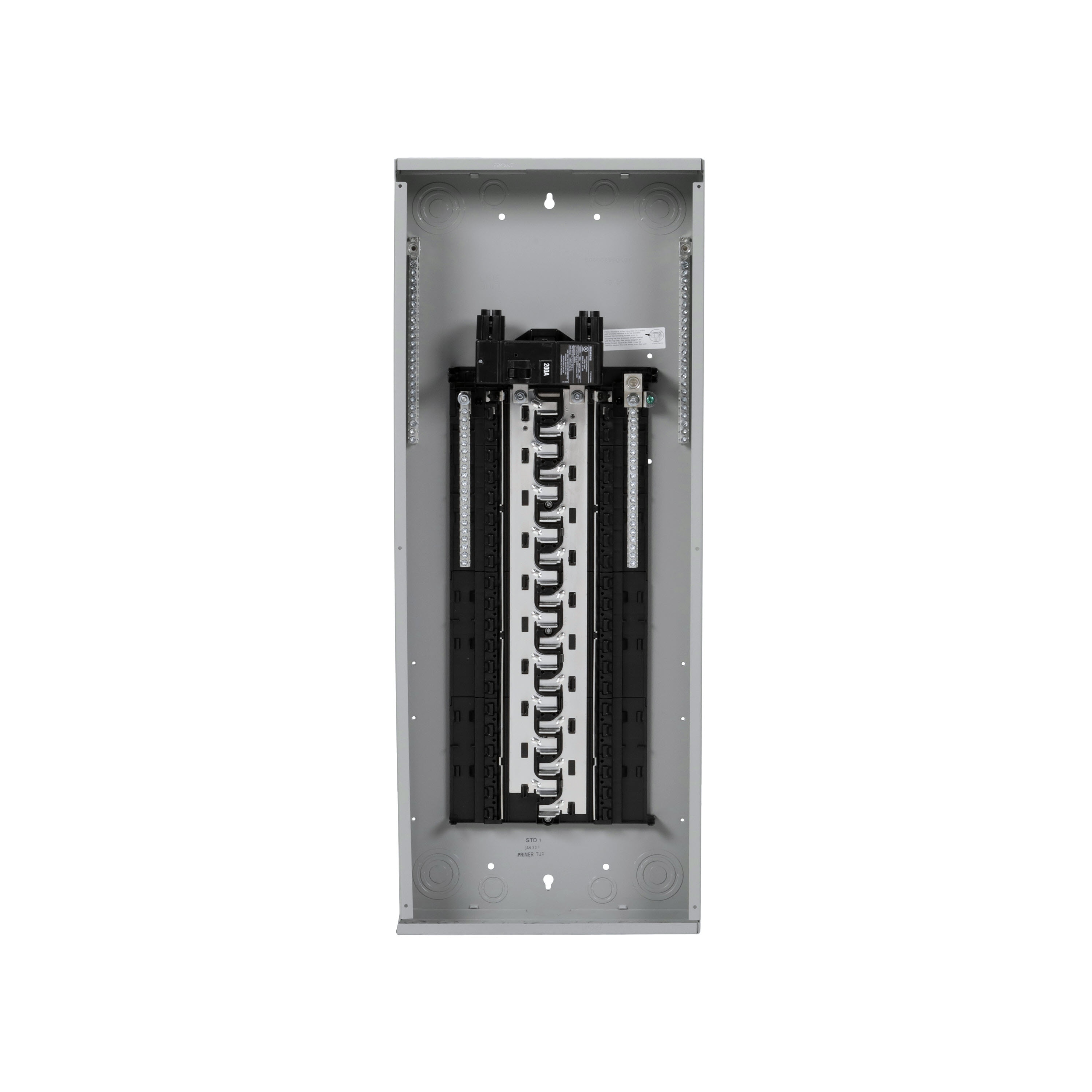 PN 200 -Amp 40 -Spaces 40 -Circuit Indoor Convertible main breaker panel Plug-On Neutral Load Center