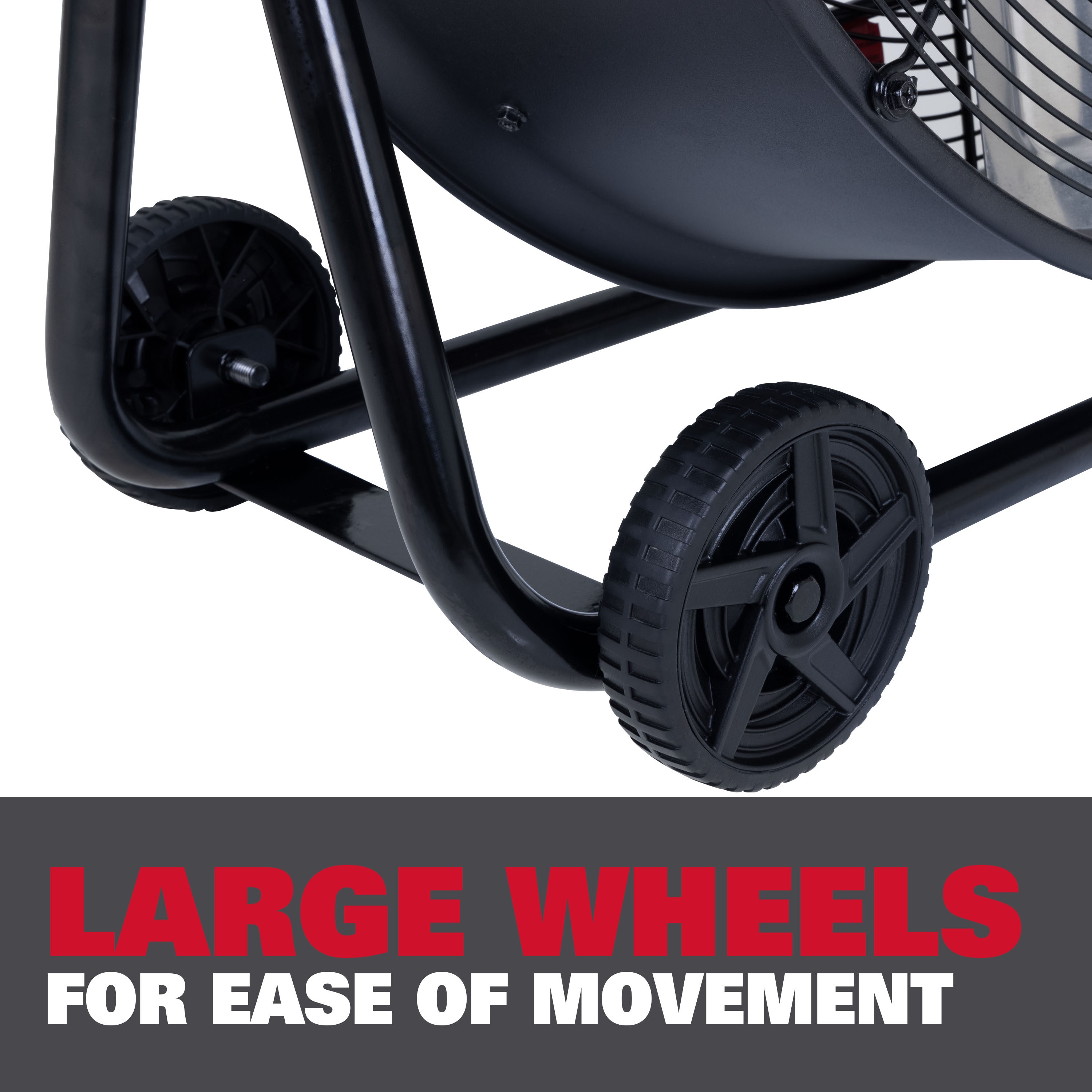 24-in 120 -Volt 3 -Speed High Velocity Indoor/Outdoor Black Industrial Fan - Image 7