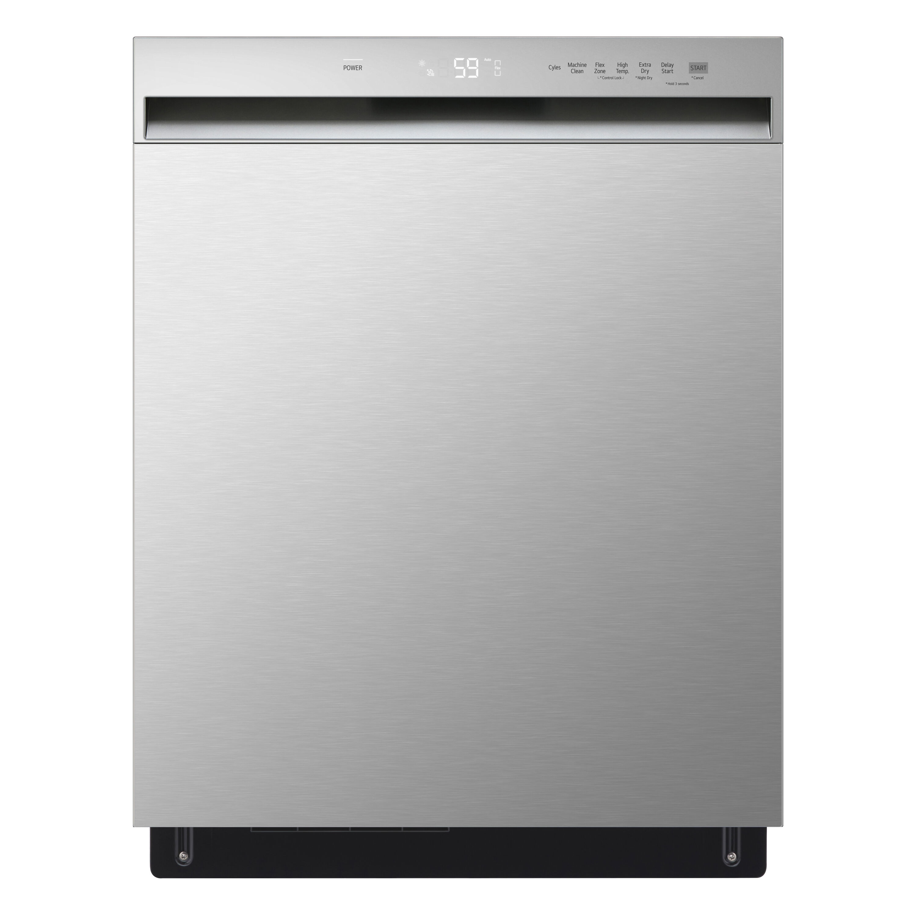 24-in Front Control Built-in Dishwasher With Third Rack ( Stainless Steel ) ENERGY STAR, 50-Decibel Very Quiet Sound Level