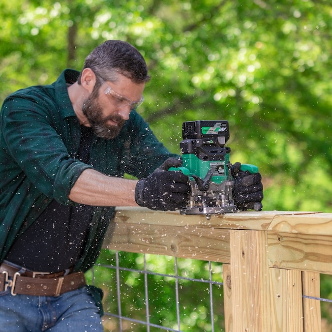 Metabo HPT 1/4-in and 1/2-in 2-HP Variable Brushless Plunge Cordless Router (Bare Tool) - Image 5