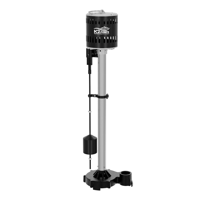 K2 Pumps 1/2-HP 115-Volt 77-GPM Cast Iron Pedestal Sump Pump