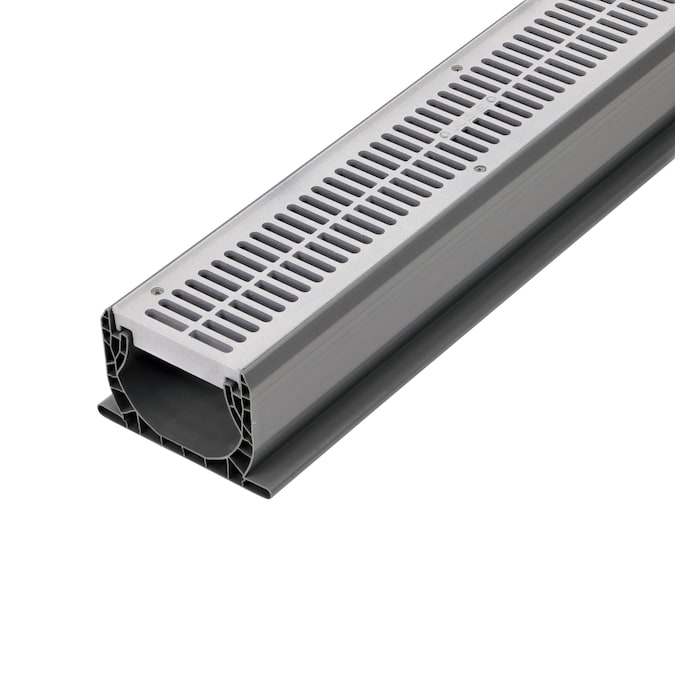 NDS 10-ft L x 5-3/4-in W x 5-3/4-in dia Spee-D Channel Drains and Grates Drain