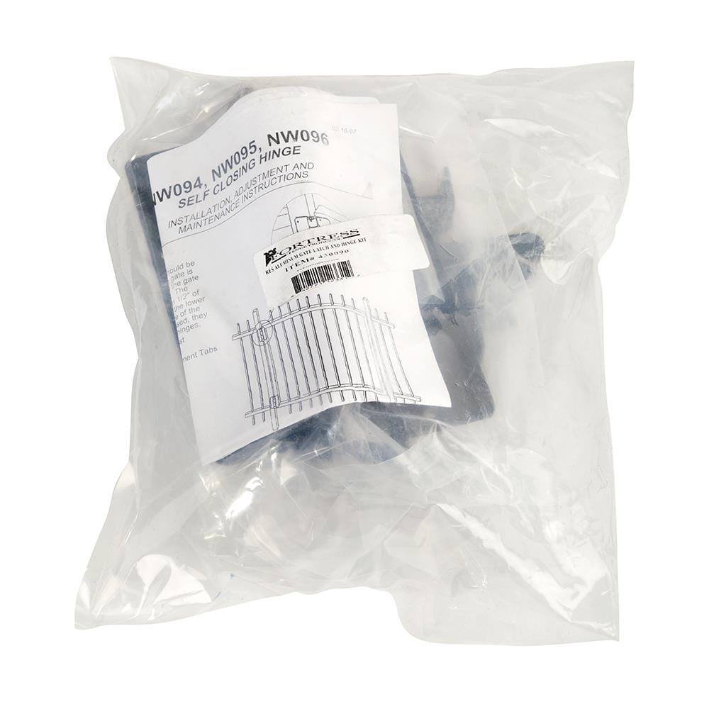 Athens 4-in Black Gate hardware kit - Image 2