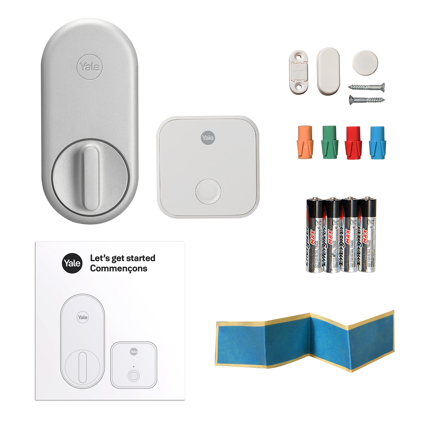 Approach Retrofit Bundle Silver Smart Lock Electronic Deadbolt with Wifi Bluetooth Fingerprint Touchscreen Keypad - Image 9