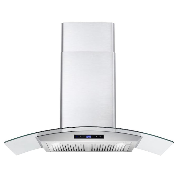 Cosmo COS-668WRCS90 36-in 380-CFM Ducted Stainless Steel Wall-Mounted Range Hood