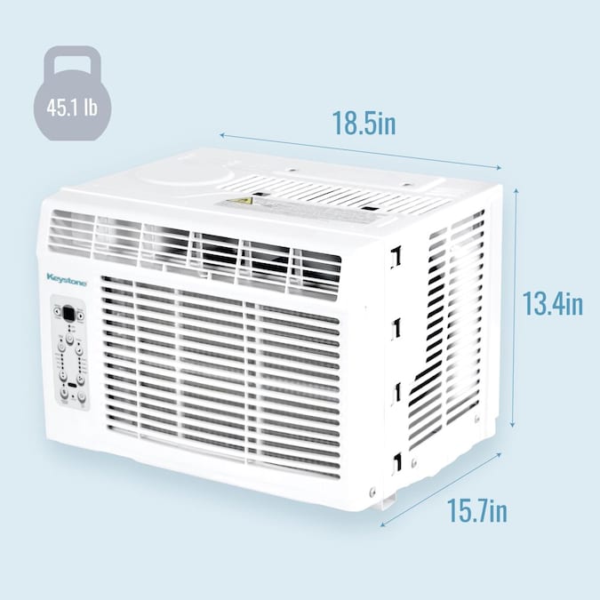 Keystone 250-sq ft Window Air Conditioner with Remote (115-Volt; 6000-BTU) - Image 7