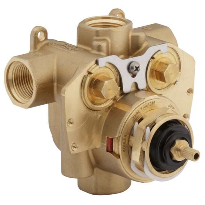 ER MasterShower 3/4-in ID 1/2-in OD PVC Brass Thermostatic Mixing Valve