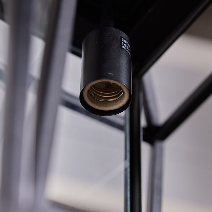 Maxim Lighting Artisan Black Transitional Clear Glass Geometric Medium Outdoor Hanging Pendant Light - Image 7