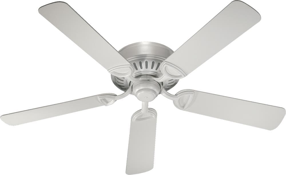 Medallion 52-in Flush Mount Studio White with Studio White Blades Ceiling Fan Without Light ( 5 -Blade )