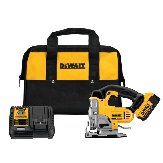 DEWALT 20-volt Max Variable Keyless Cordless Jigsaw (Charger Included and Battery Included)