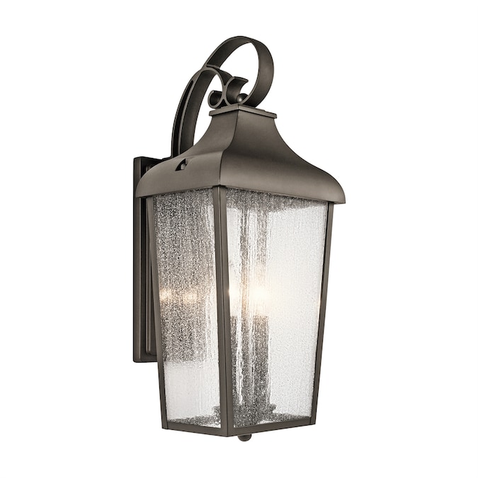 Kichler Forestdale 2-Light 21.5-in H Bronze Outdoor Wall Light