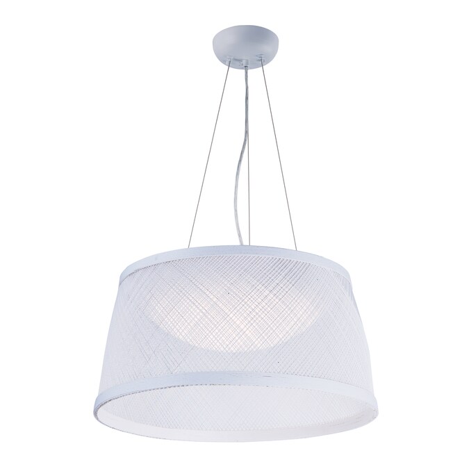 Maxim Lighting Bahama White Transitional Cone LED Medium Outdoor Hanging Pendant Light