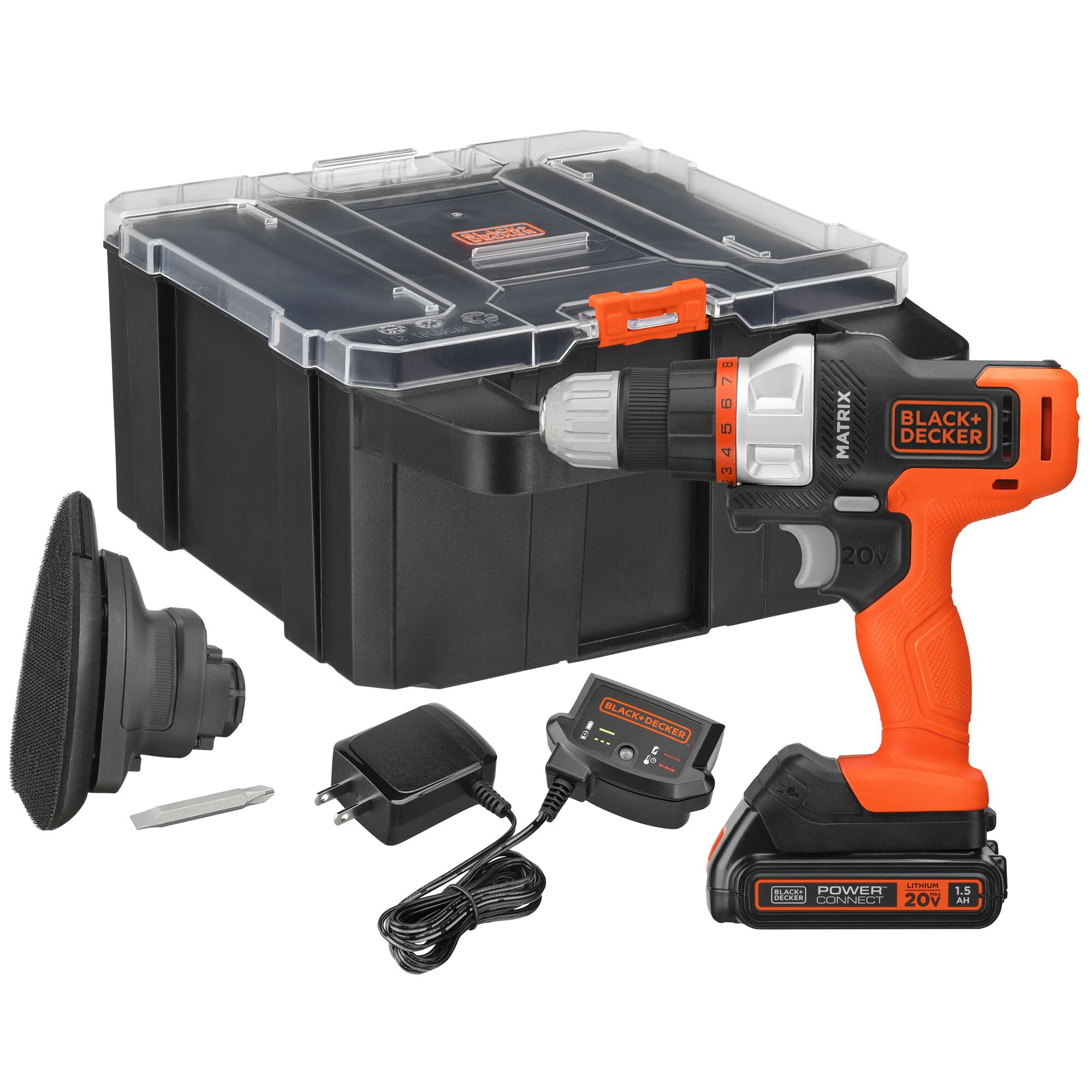 20-volt Max 2-Tool Power Tool Combo Kit with Hard Case (1-Battery Included and Charger Included)