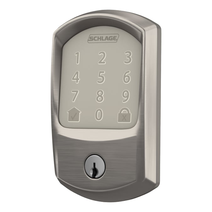 Schlage Encode Greenwich Satin Nickel Smart Lock Electronic Deadbolt with Wifi Bluetooth Touchscreen Keypad - Image 4