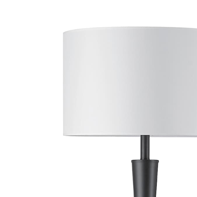 Globe Electric 70.6-in Matte Black Shaded Floor Lamp - Image 3