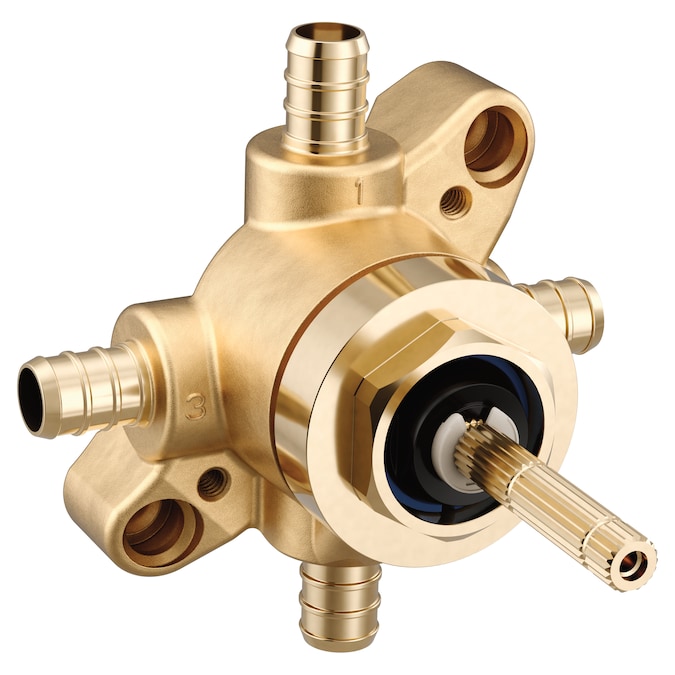 Moen M-core 1/2-in ID PEX x 1/2-in OD Pex Brass Transfer Valve