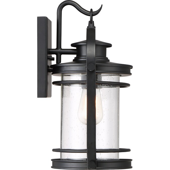 Quoizel Booker 1-Light 15-in H Black Outdoor Wall Light - Image 8