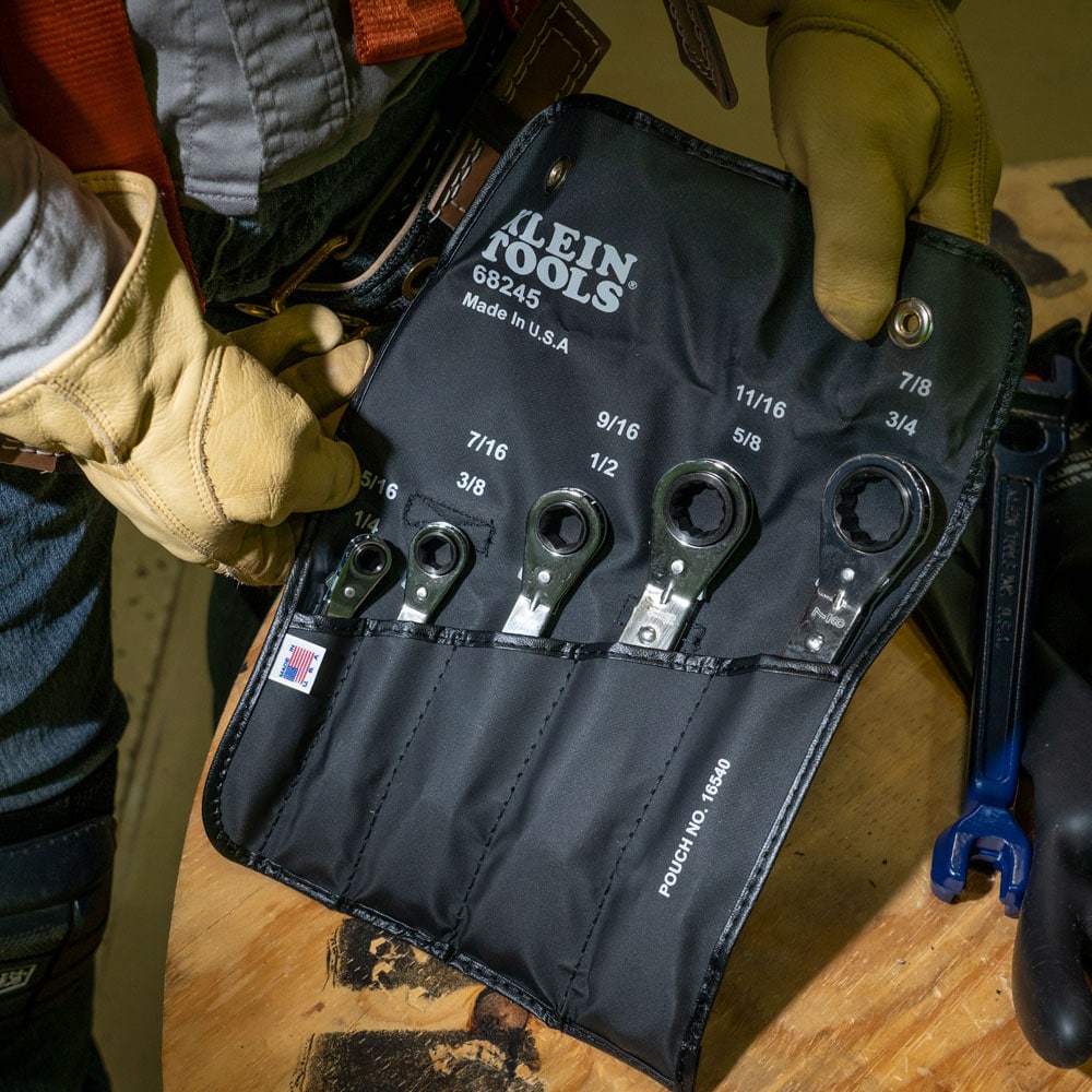 Reversible Ratcheting Box Wrench Set, 5-Piece - Image 4