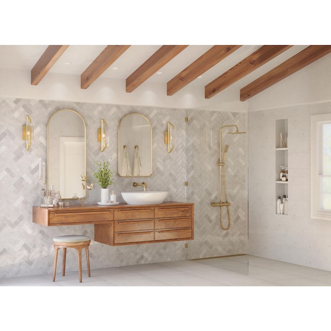 Progress Lighting Cahill 4.5-in 1-Light Brushed Bronze Modern/Contemporary Vanity Light - Image 7