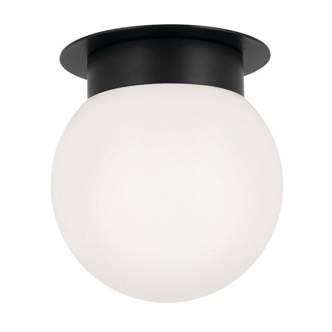 Kichler Albers 1-Light Black Flush Mount Light