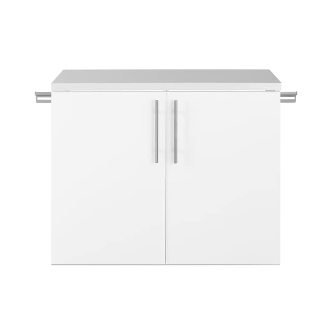 Prepac HangUps 30-in W x 24-in H x 16-in D Wall-mounted Composite Wood Garage Cabinet in White