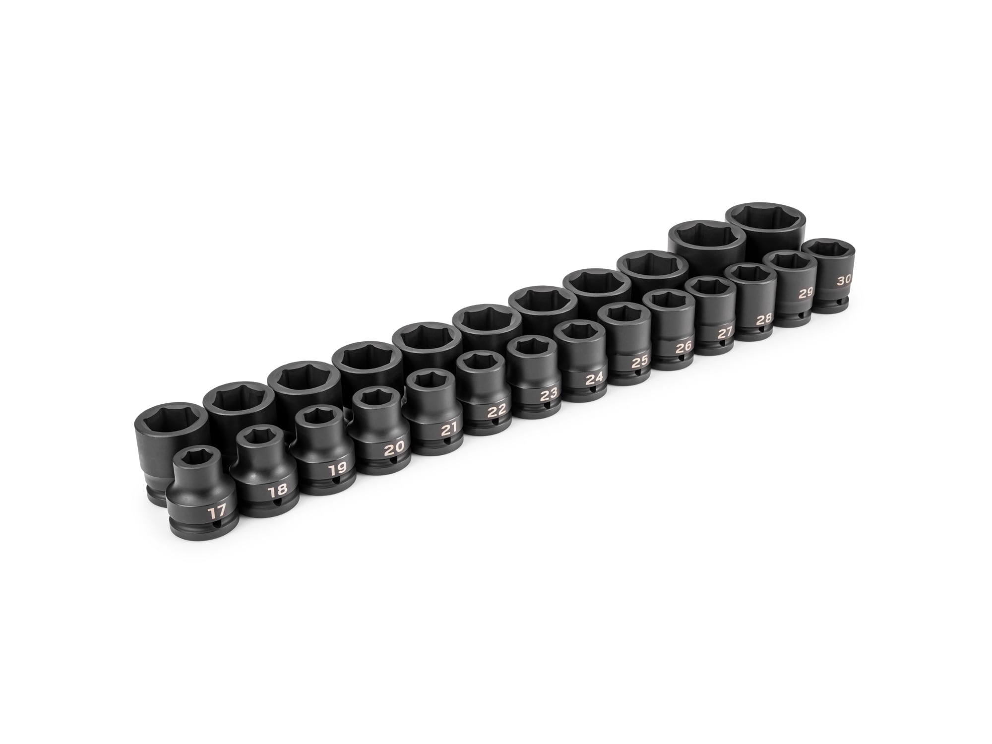 25 -Piece Metric 3/4-in Drive Set 6-point Impact Socket Set