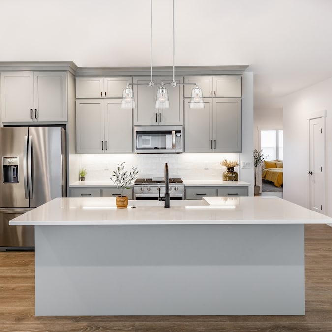 Designers Fountain Ingo 3-Light Polished Nickel Modern/Contemporary Etched Glass Cylinder Large Hanging Kitchen Island Light