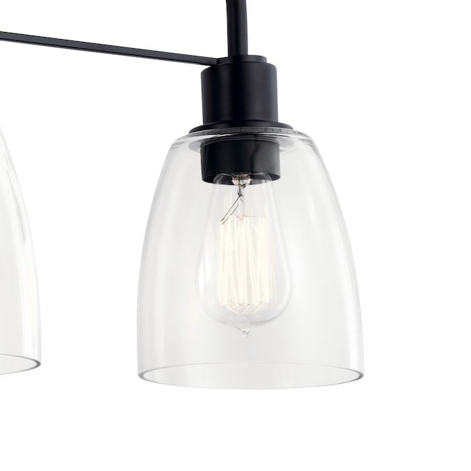 Kichler Meller 24-in 3-Light Black Industrial Vanity Light - Image 3